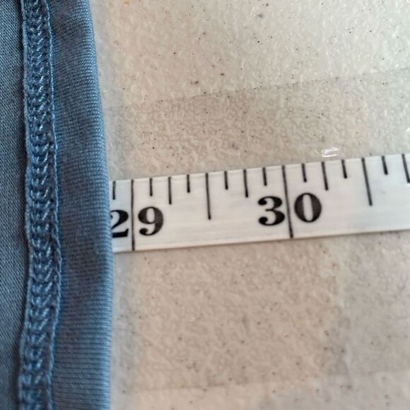 LuLaRoe Womens Disney Minnie Mouse 3/4 Sleeve Randy Top Blue Peach Size Small - Picture 7 of 7